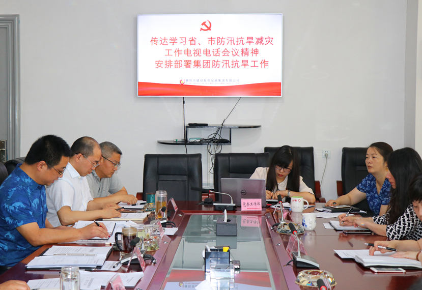 集團(tuán)公司召開黨委（擴(kuò)大）會(huì)，傳達(dá)學(xué)習(xí)省、市防汛抗旱減災(zāi)工作電視電話會(huì)議精神